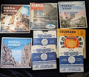 View-Master Colorado Lot 19 Reels Denver Pikes Peak Mesa Verde Royal Gorge More - Picture 1 of 10