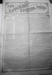 Saturday Evening Post, June 10, 1865 - General Lee in London, etc - Picture 1 of 14