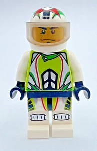 LEGO wr022 DAREDEVIL #1 World Racer Team X-Treme Minifigure FAST SHIPPING! - Picture 1 of 6