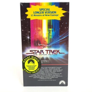 Star Trek The Motion Picture  Special Long Version (VHS, 1990) - NEW - Picture 1 of 9