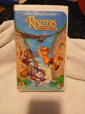 Black Diamond Classic Walt Disney's The Rescuers Down Under VHS #1142  - Image 1 of 4