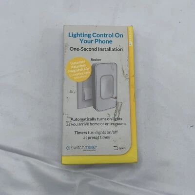 Interruptor de luz inteligente Switchmate Snap On instalación de un segundo ROCKER RSM001W nuevo Foto 1 de 4
