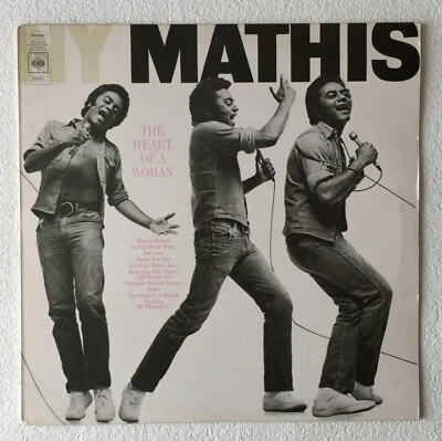 JOHNNY MATHIS~THE HEART OF A WOMAN~1974 UK 10-TRACK VINYL LP RECORD~CBS 80533 - Image 1 of 4