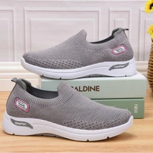 Damas Ponte en forma Go Caminar Sin cordones Fitness Gimnasio Espuma con Memoria Mujeres Entrenadores Zapatos - Imagen 1 de 20