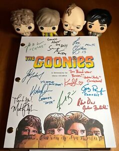 The Goonies Script Cast-Signed- Autograph Reprints- Sent From Astoria!  136 Pgs