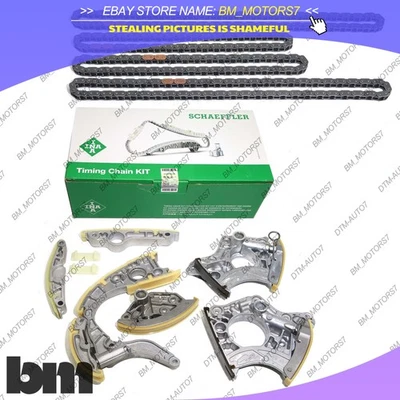 Kit de tensor de cadena de distribución INA para VW Touareg Audi A8S8Q7S5 4,2 5,2 BAR FSI BSM Foto 1 de 4