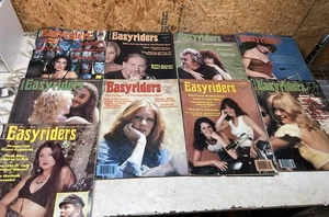 1978 1979 Easyriders Motorcycle Magazine Lot Of 9 All Have David Mann Posters - Picture 1 of 13