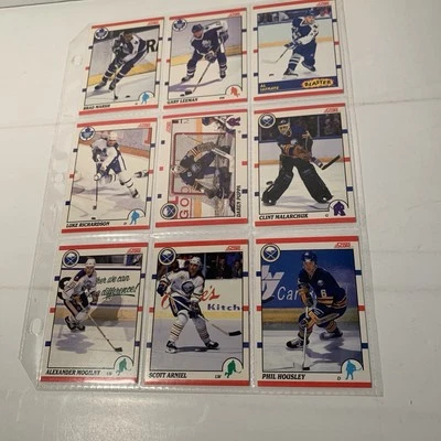 Hockey card lot, One Sleeve With 9 Cards, Score, NHL, 1990, Made In USA, Vintage - Image 1 of 4