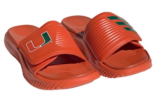 Infradito Miami Adidas Uomo 8 Alphabounce 2.0 Slides Hurricanes JI2516 Nuovo con scatola