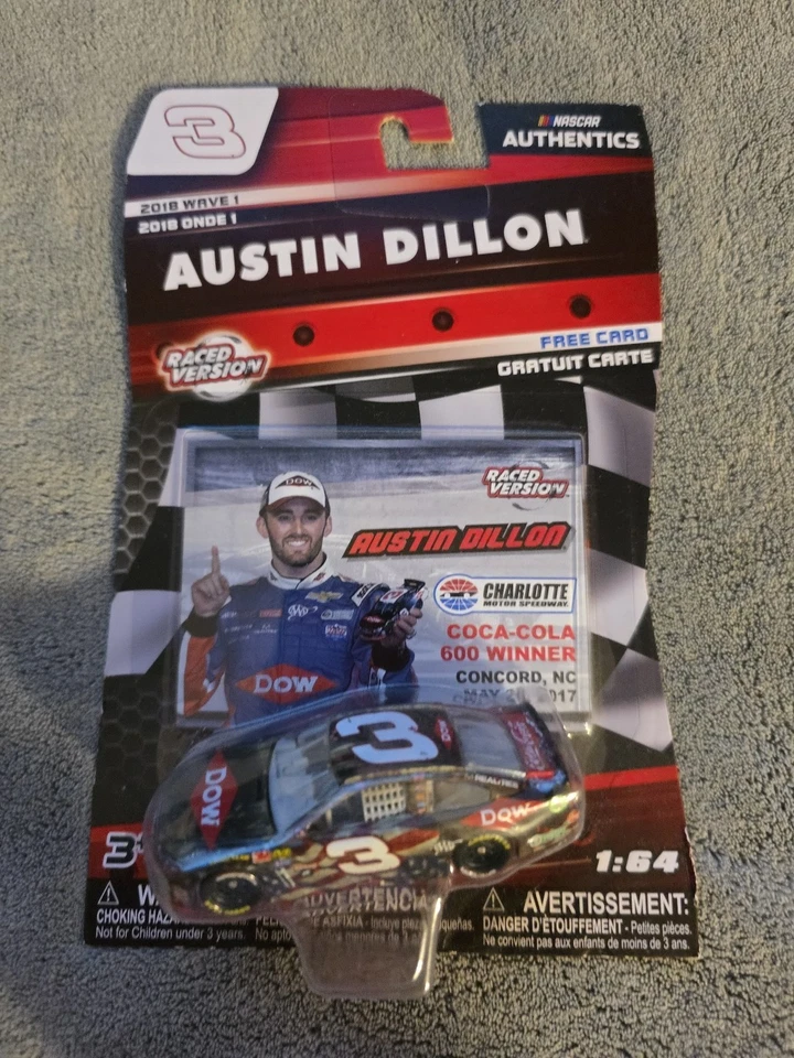 Nascar Authentics 2018 Wave 1 Austin Dillon Coca-Cola 600 Win Foto 1 de 1