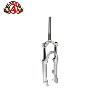 ALTA 20" Bicycle Suspension 1-1/8 Inch Threadless ALLOY DISK V-Brake Fork CHROME - Image 1 of 4
