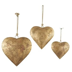 Deco 79 Rustic Metal Cowbell Decorative Bells, 20", 17", 12"H, Gold - Picture 1 of 7