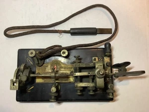 Vintage Vibroplex Telegraph Bug Key No. 92863 Circa 1920s - Picture 1 of 18