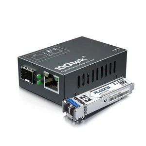 Convertisseur multimédia monomode Gigabit Ethernet petite taille avec 1,25 G LC Mini - Photo 1/8