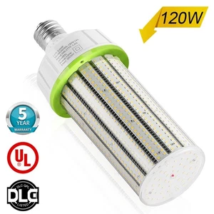 120 Watt LED Corn Cob Bulb Light 6000K Cool White Commercial Warehouse Lighting - Picture 1 of 10
