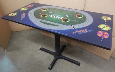 游戏桌赛车游戏酒吧桌F1库存汽车万向轮运动 — 第 1/4 张图片