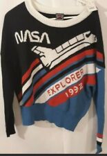 Well Worn Holiday Sweater NASA Explorer 1992 Size Medium
