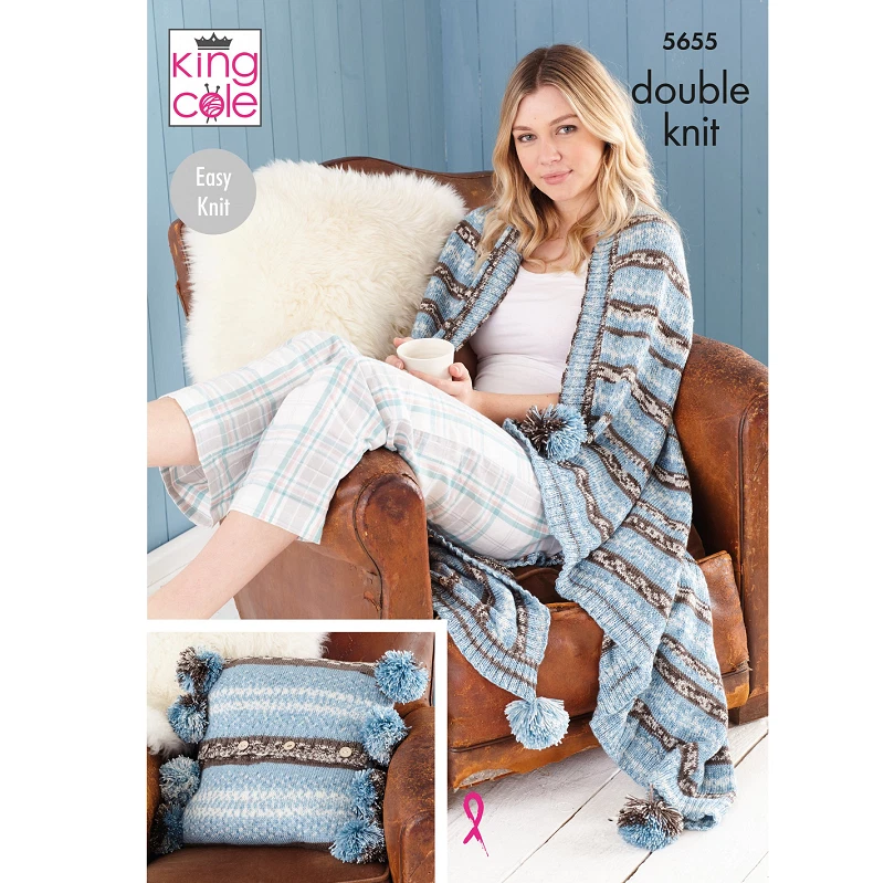 EASY CABLE KIDS HAT SNOOD AND MITTENS KNITTING PATTERN IN CHUNKY 5167 - Image 1 of 2