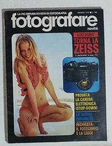 51325 Fotografare Novità a.III n.5 1974 - Chinon EE - Torna la Zeiss - Imagen 1 de 4