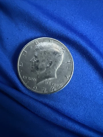 RARE 1974 No Mint Mark Kennedy Half Dollar Coin Cover