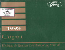 1993 Mercury Capri Electrical Vacuum Troubleshooting Wiring Diagrams Manual EVTM