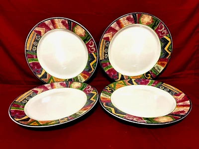 Juego de 4 platos de cena de gres Sakura Málaga/Furio Mesa 10 3/4" Foto 1 de 2