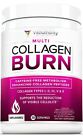 Multi Collagen Burn Multi-Type Hydrolyzed Collagen Protein Peptides with Hyal...