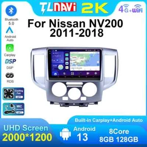Android Auto Head Unit Car Radio Stereo GPS Navigation For 2011-18 Nissan NV200 - Picture 1 of 48
