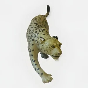 Figura/juguete de goma realista vintage AAA agachado/acecho leopardo - Imagen 1 de 3