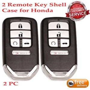2 For 2016 2017 2018 2019 2020 Honda Civic Smart Remote Car Key Fob Case Shell - Picture 1 of 7