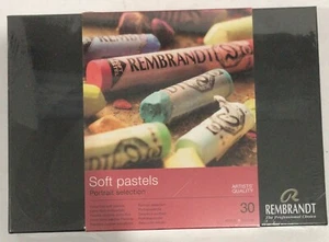 REMBRANDT Royal Talens Pasteles Suaves General Juego de Caja de Madera, 30 Palos (A4) - Imagen 1 de 2