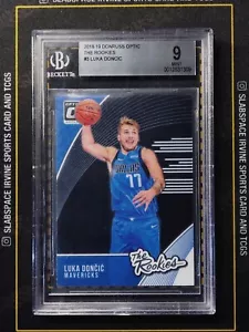 2018-19 DONRUSS OPTIC THE ROOKIE #3 LUKA DONCIC BGS 9 - Picture 1 of 2