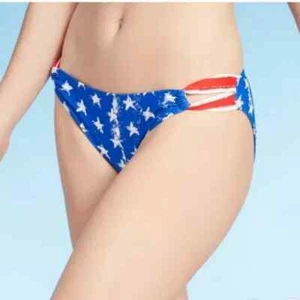 Hipster Bikini Bottom - Xhilaration Stars and Stripes Size XS - Picture 1 of 4