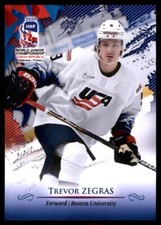 2020-21 IIHF WORLD JUNIOR CHAMPIONSHIP TREVOR ZEGRAS TEAM USA