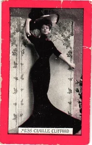Belgian Born Stage Actress CAMILLE CLIFFORD Prize Crop Cigarette Card - Picture 1 of 2