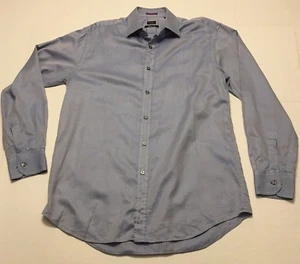 Paul Smith London Mens Sz Large Classic Fit Button Front Long Sleeve Dress Shirt - Foto 1 di 5