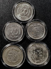 NEPAL 10 & 25 Paisa Coin  Ø  5Pcs(+FREE1 coin)#25092