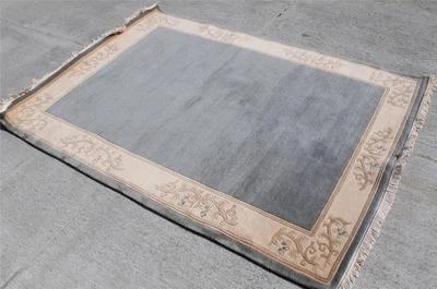 RSG3560 MAGNÍFICA ALFOMBRA CONTEMPORÁNEA DE LANA TIBETANA 4,7' X 6,7' HECHA A MANO EN NEPAL Foto 1 de 4