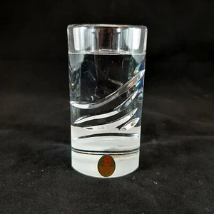 Cristal de plomo Dresden cristal Alemania horizonte cristal cortado a mano 4,3" alto votivo - Imagen 1 de 10