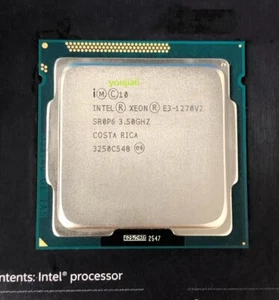 Intel Xeon E3-1270V2 3.5 GHz Quad-Core L3 8M Processor Socket 1155 69W CPU - Picture 1 of 2