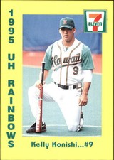 1995 Hawaii Rainbows 7-Eleven #9 Kelly Konishi  C22192 