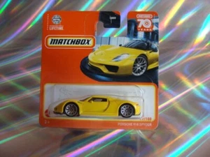 Matchbox '70 anni Porsche 918 Spyder 77-100 2023 confezione originale/nuova 1:64 - Foto 1 di 2