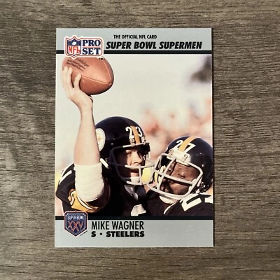 1990 Pro Set Super Bowl XXV Silver Anniversary Box Set Mike Wagner #114 NFL - Image 1 of 2