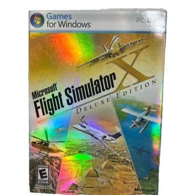 Flight Simulator Game 2006 For Windows Pc Dvd Deluxe Edition 10 Gaming Software - Image 1 of 4