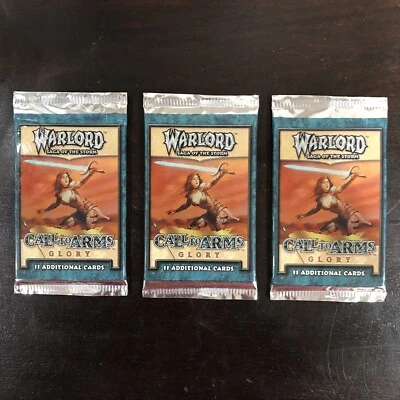 ⚔️3x Call to Arms Glory Booster Packs Warlord: Saga of the Storm CCG NUEVO EN PAQUETE NUEVO EN CAJA C2A Foto 1 de 3