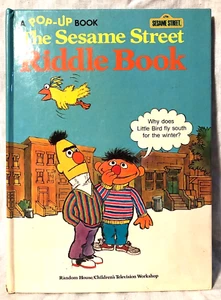 A Pop Up Book - The Sesame Street Riddle Book - 1st/1st 1977 Random House - Picture 1 of 18