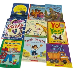 LOT of 9 RANDOM books children Daycare Homeschool Yo Yes Amelia Bedelia Bundle c - Picture 1 of 7