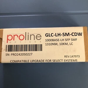 Proline GLC-LH-SM-CDW 1000base-LH SFP SMF 1310NM, 10KM, LC - Picture 1 of 1