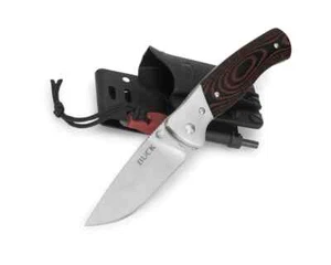 Buck Knives 836 Folding Selkirk w/ Belt Sheath & Fire Starter - Picture 1 of 4