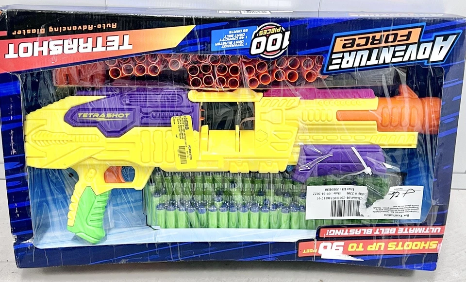 Adventure Force Tetrashot Dart Belt Blaster, 100 Piece Set - Image 1 of 1